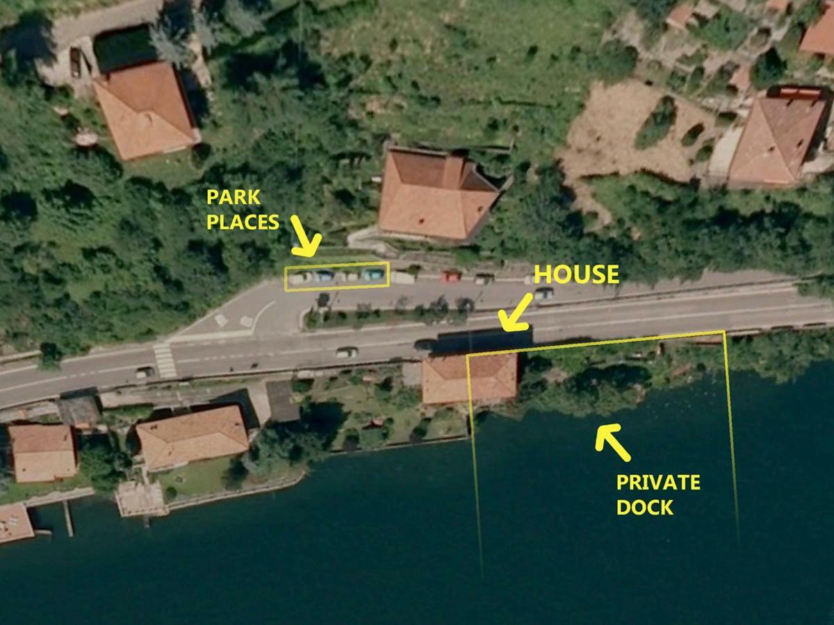 Charming House With Private Dock On Lake Como อาร์เจโญ ภายนอก รูปภาพ